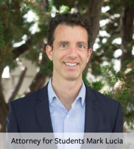 Attorney for Students, Mark Lucia